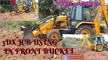 JCB 3DX FRONT BUCKET USING.....@@@@@@#$$$$$