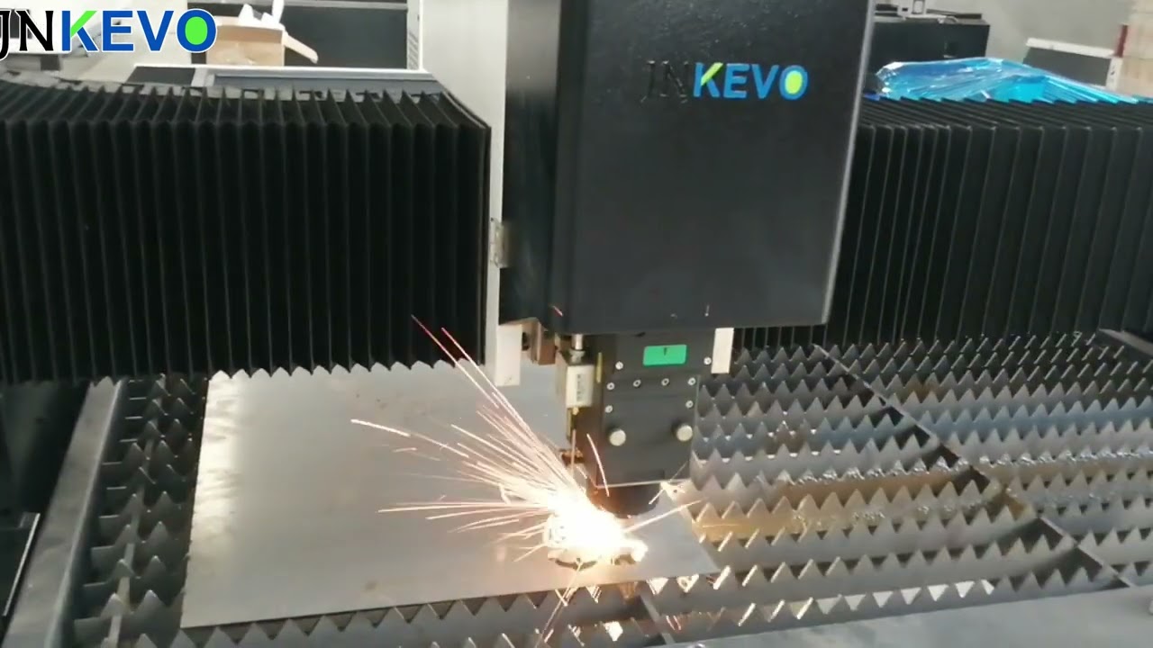 fiber laser cutting machine test