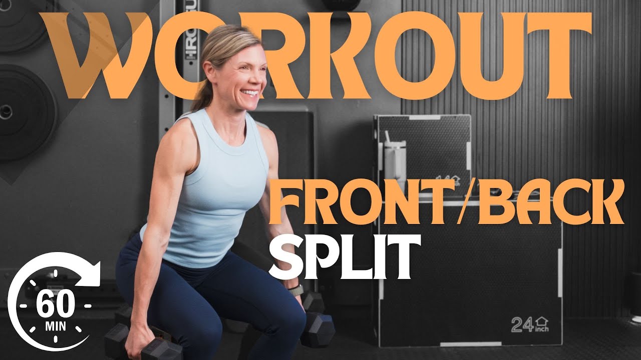 60 Minute Front/Back Split Strength Workout for Women Over 40 | Full ...