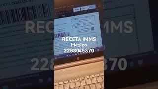 receta imms editable