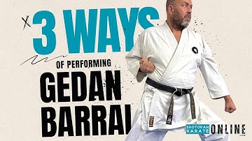 Heian Shodan Kata First Move Gedan Barai 3 Different Ways