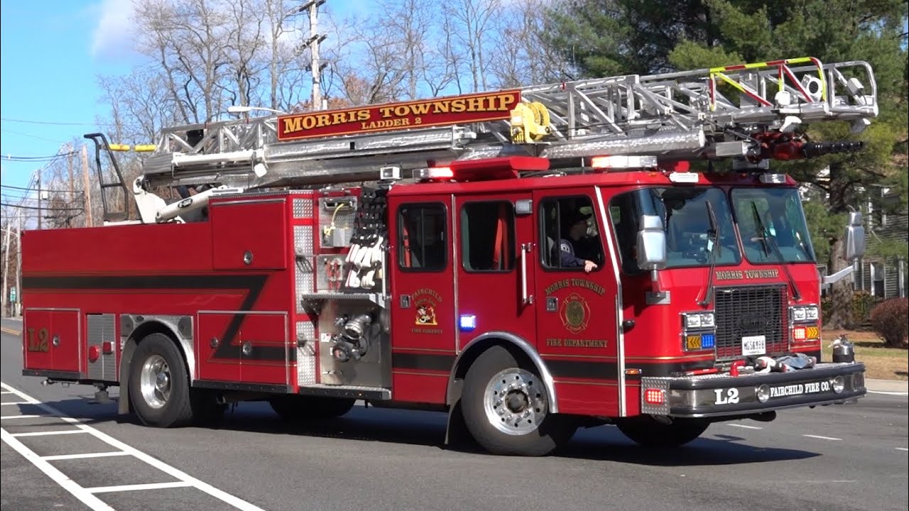 Morris Township Fire Department Ladder 2 Responding 11/11/24 - YouTube