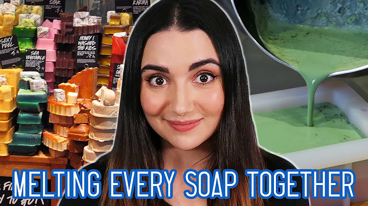 Melting Every Soap From Lush Together
