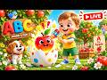 🔤 ABC Phonics Song + Learn ABC A to Z | ABC With MagicEgg Kids Songs | LIVE