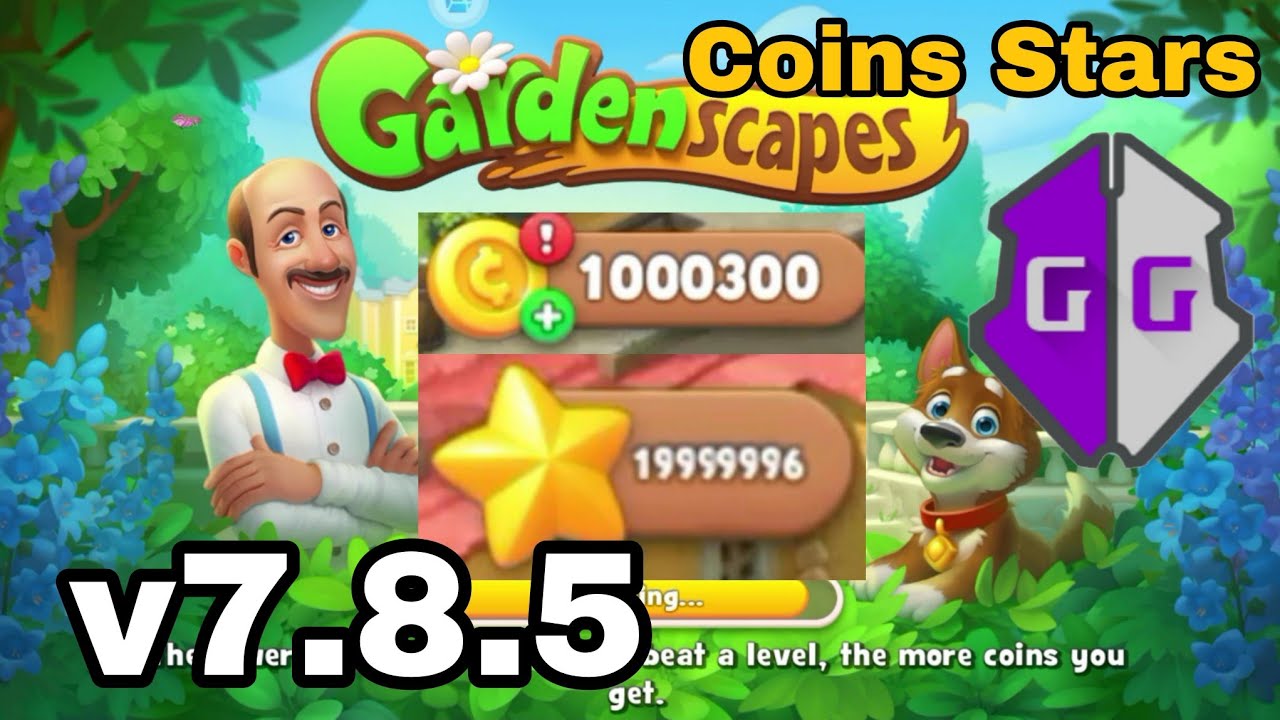 Latest hack Gardenscapes Coins Stars v7.8.5 GameGuardian No Root YouTube