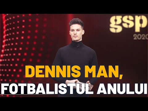 GALA GSP 2020 / Dennis Man, fotbalistul anului în ancheta Gazetei Sporturilor: &quot;Trofeul mă obligă!&quot;