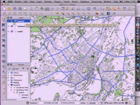 Qgis Construire Une Carte En 10 Minutes Youtube