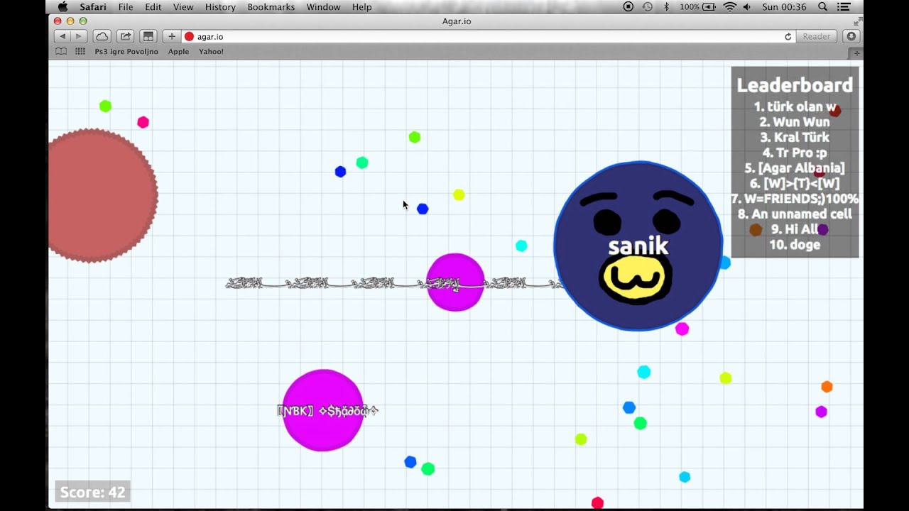 Agar.io Big Name YouTube