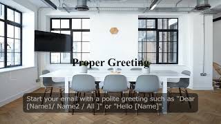 Office email etiquette guidelines