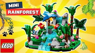 Mini LEGO Tropical Rainforest Diorama 40782