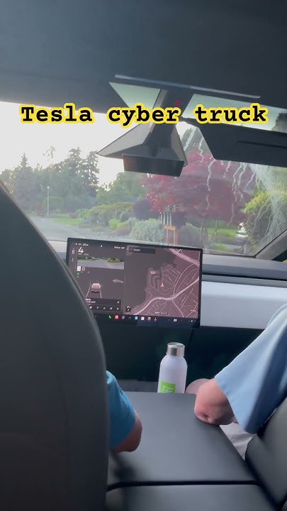 Inside Tesla cyber truck - YouTube