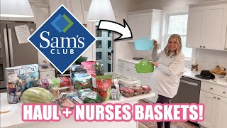 SAM'S CLUB HAUL + LABOR AND DELIVERY NURSE'S BASKETS  // nurses baskets ideas // Rachel K