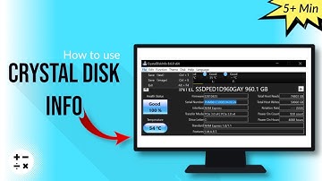 CrystalDiskInfo Tutorials 2024 | Free Hard disk & SSD monitoring software | Beginner