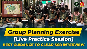 Group Planning Exercise Live Demo & Practice | GPE Practice for SSB | GTO | GPE | MKC