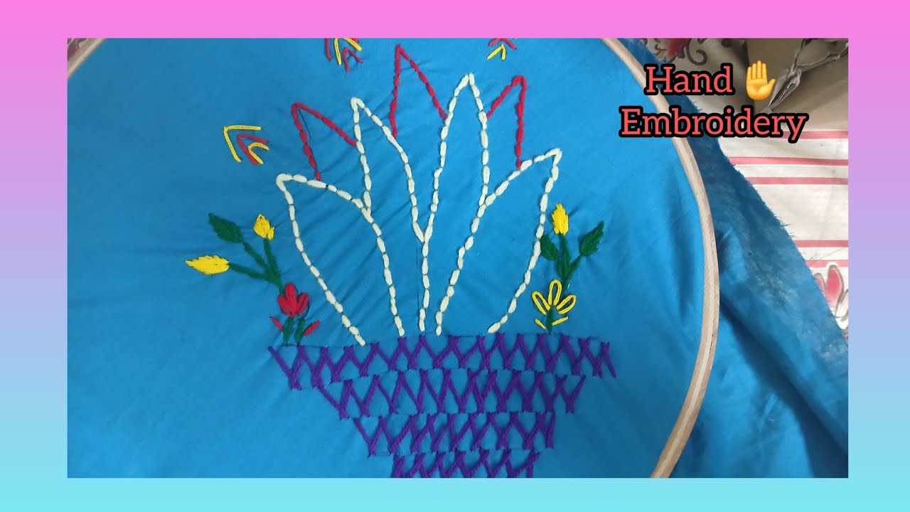 Hand ✋️ embroidery | Fun with shahnaz |