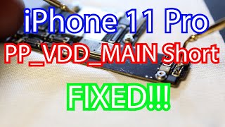 iPhone 11 Pro PP_VDD_MAIN Short Solved! #iphonerepair #repair