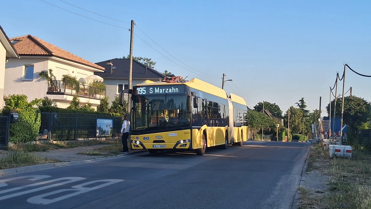 Einsetzer Mitfahrt im 195 von S Marzahn nach Neuenhagener Str. (Aber halt mit 