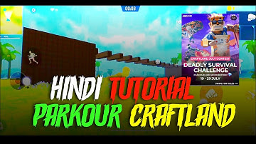HOW TO MAKE PARKOUR MAP | CRAFTLAND | FULL TUTORIAL HINDI
