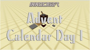 Redstone advent calendar day 1