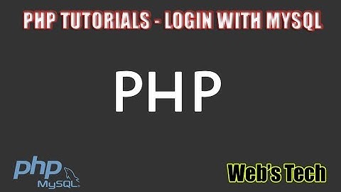 PHP Tutorials - Login Tutorial & MySQL with Remember using Bootstrap 3
