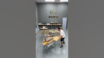 Multi Sliding Table Saw with Edge Banding | Precision Woodworking in Action!