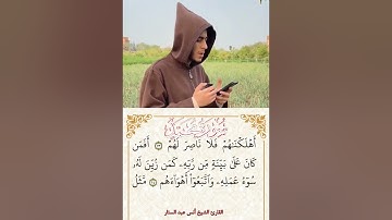 ما تيسر من سورة محمد بصوت القارئ | أنس عبد الستار
