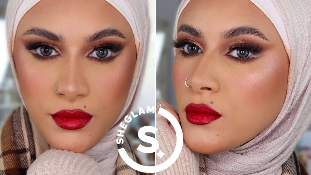 مكياج تقيل للمناسبات بالشرح 😍 | ريفيو لمنتجات جديدة من sheglam و اللي حصلي مع الجمارك 😔🤦‍♀️