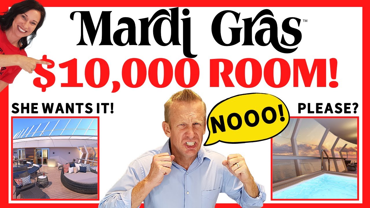 MOST LUXURIOUS CABIN on Carnival Mardi Gras | Excel Presidential Suite # 17209