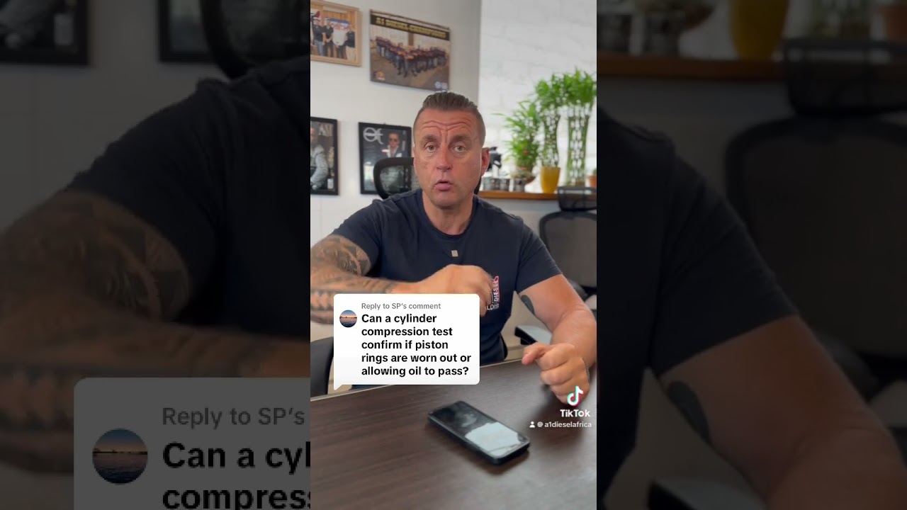 Can compression test confirm if piston rings are worn out? 