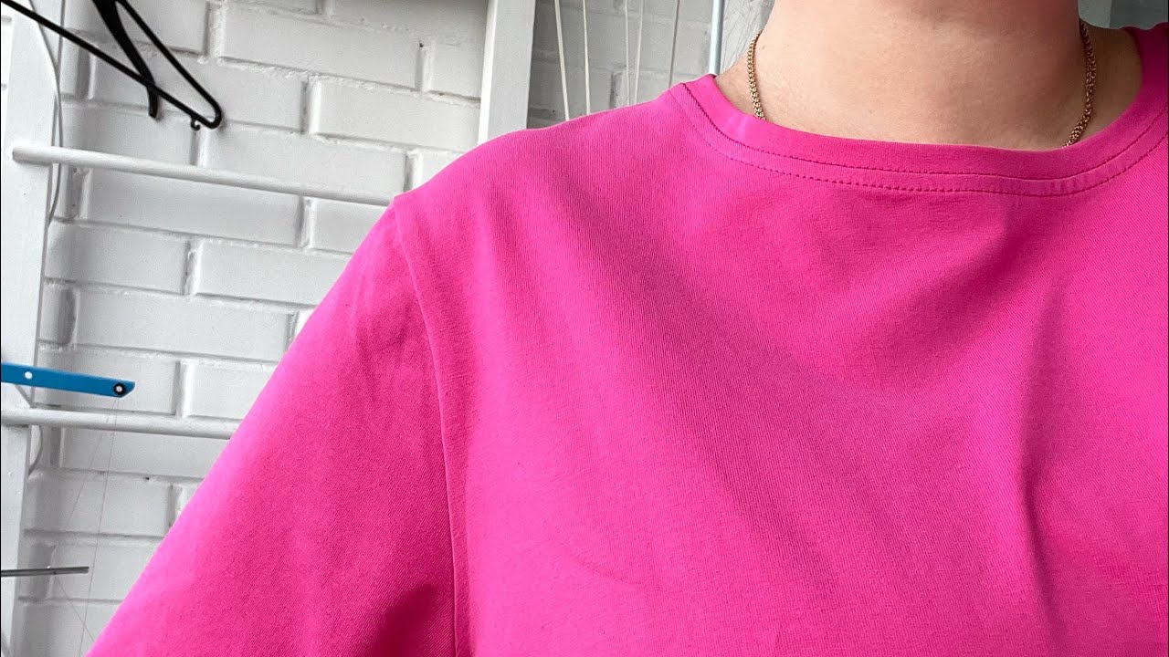 Пошив футболки - YouTube