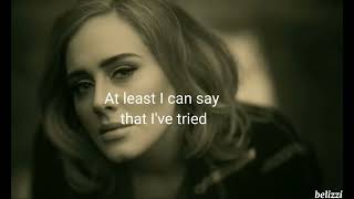 Adele - Hello (lyrics)