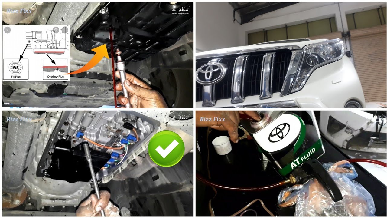 toyota prado 2016 transmission oil filter change Rizz Fixx YouTube