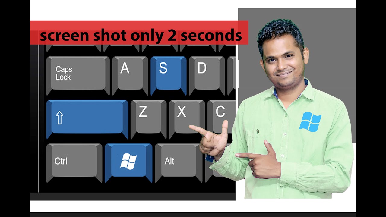 How To Take A Screenshot Windows Computer Keyboard Shortcut Key YouTube