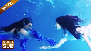 少女与人鱼王子相恋，浪漫同游海底世界！🥰 Clip 那片星空那片海 #chinesedrama