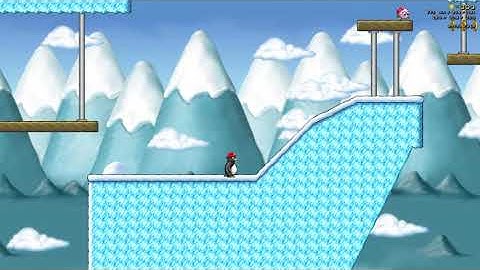 SuperTux 0.6.1 Snowball Fields 1