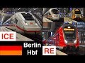 ICE, IC, RE depart from Berlin Hbf