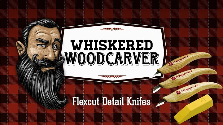 Whiskered Woodcarver Flexcut Detail Knives