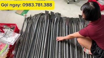 Xà beng vừa to vừa dài chất liệu thép day đường tàu vừa bền vừa rẻ