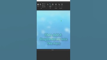 How To Make A Draggable Part In Roblox Studio