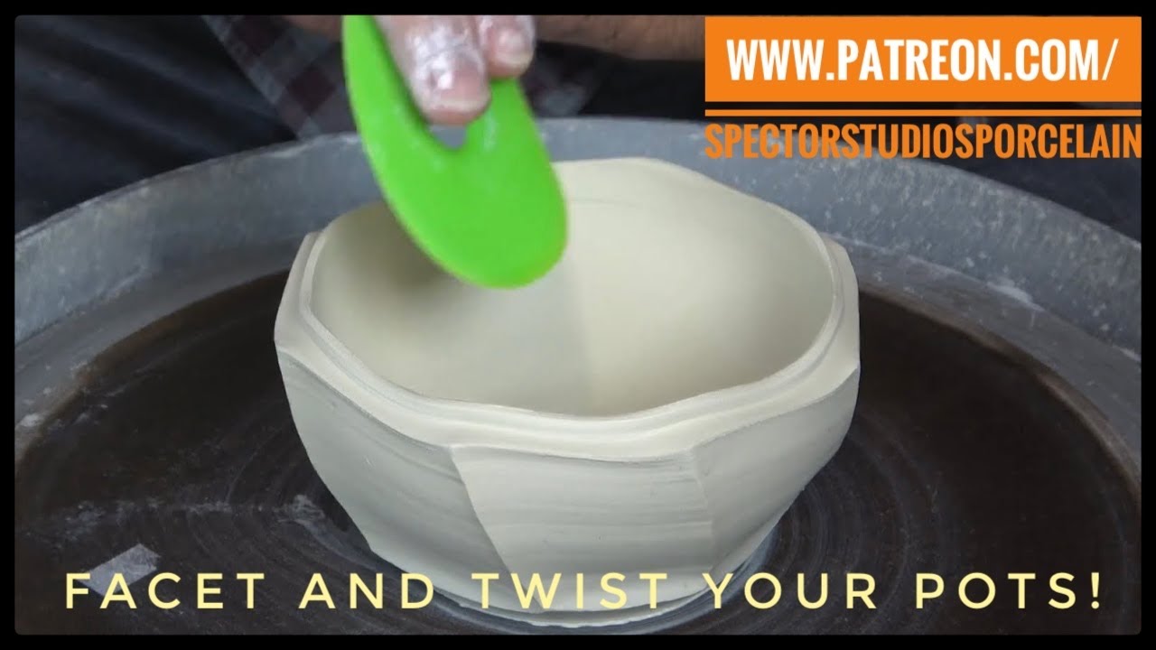 Learn to Facet and Twist a Bowl on the Potter’s Wheel - Pottery Demonstration