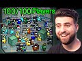 We Tried 100 Player Among Us.. (it broke)