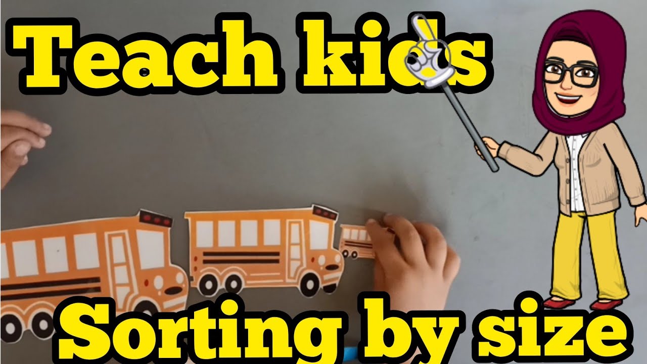 Sorting and Matching | Learn Sorting by Size for Preschool & Kindergarten | TinyEdTech