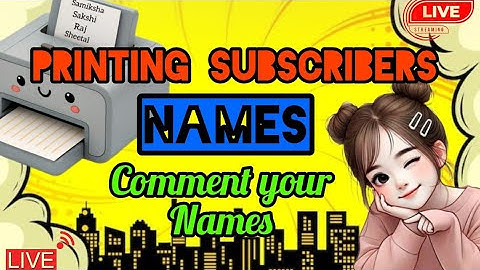 Artland Express live! PRINTING SUBSCRIBERS NAME ON PRINTER #shortsfeed #name #art #live #trending