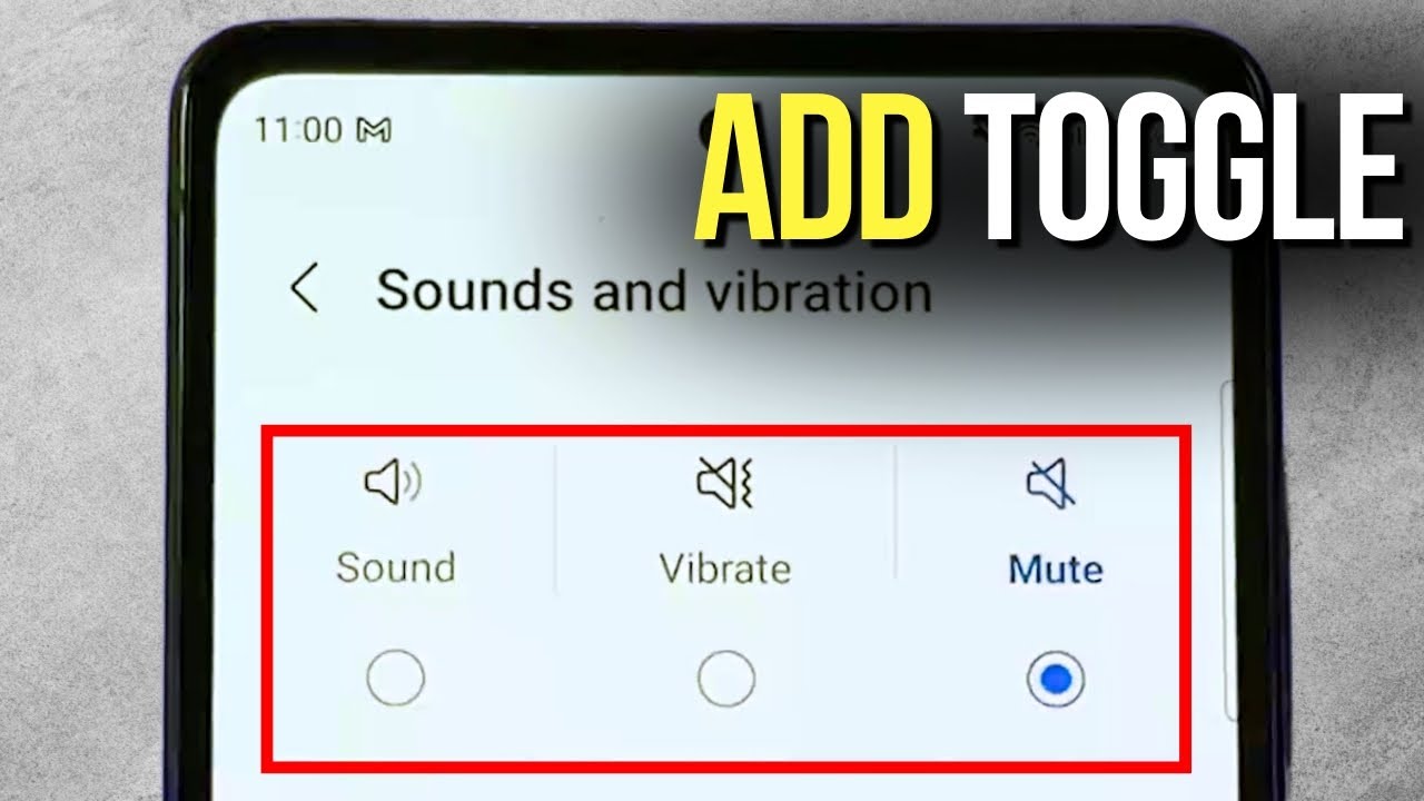 How to Easily Add a Sound Mode Toggle to Quick Settings on Your Samsung ...