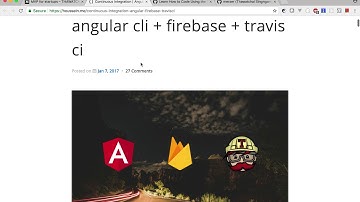 MVP CI/CD ( github, travis ci, firebase hosting)