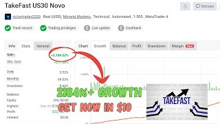 Takefast Us30 Ea V10.0 Mt4 No Dll High-Frequency Us30 Scalping Bot