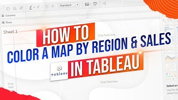 How to Color a Map by Region and Sales Together in Tableau Using Map Layers