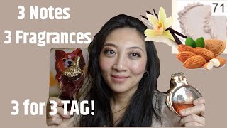 3 FOR 3 PERFUME TAG | 3 NOTES 3 FRAGRANCES | PERFUME TAG