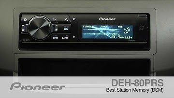 How To - DEH-80PRS - Best Station Memory