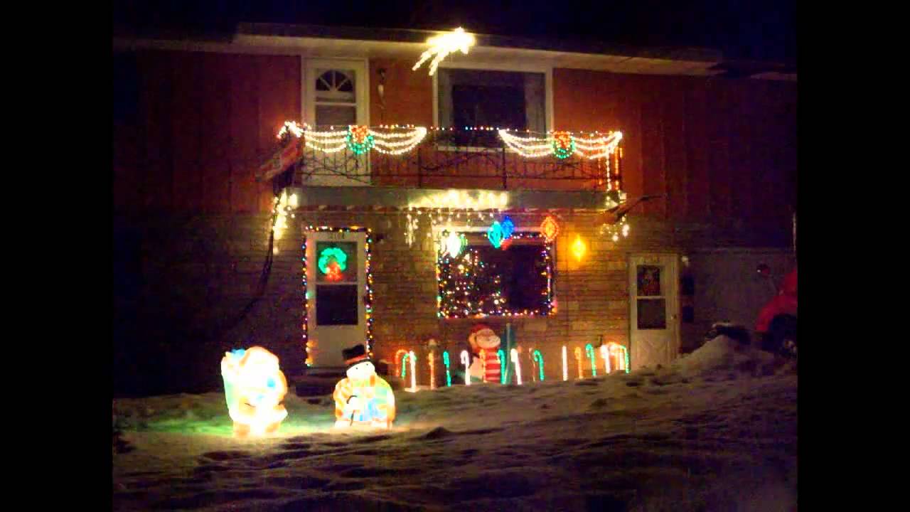 Christmas light around Stevens Point, WI YouTube